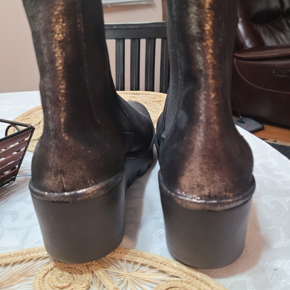 Leather London Fly boots - Picture 3 of 6